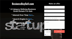 Desktop Screenshot of businessbuysell.com