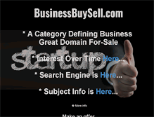 Tablet Screenshot of businessbuysell.com